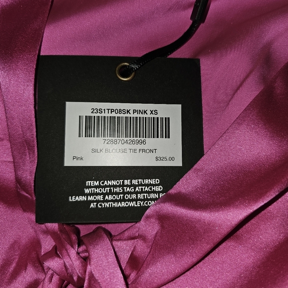 Cynthia Rowley Silk Jula Blouse - Picture 7 of 9